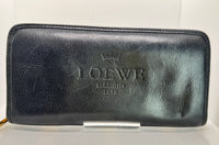 LOEWE ロエベ ヘリテージ レザー ラウンドファスナー 長財布 ブラック
