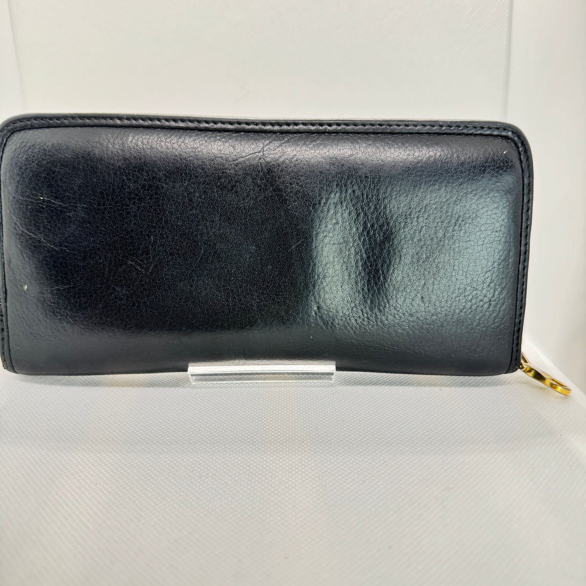 LOEWE ロエベ ヘリテージ レザー ラウンドファスナー 長財布 ブラック