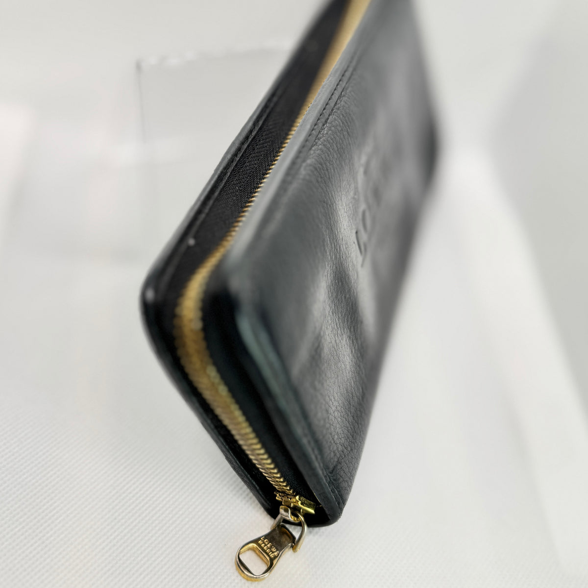 LOEWE ロエベ ヘリテージ レザー ラウンドファスナー 長財布 ブラック