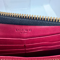 LOEWE ロエベ ヘリテージ レザー ラウンドファスナー 長財布 ブラック