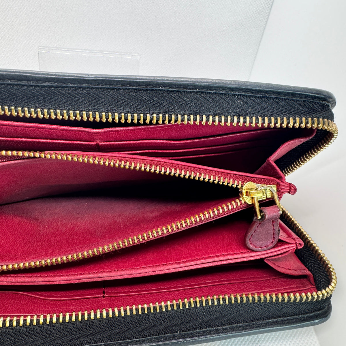 LOEWE ロエベ ヘリテージ レザー ラウンドファスナー 長財布 ブラック