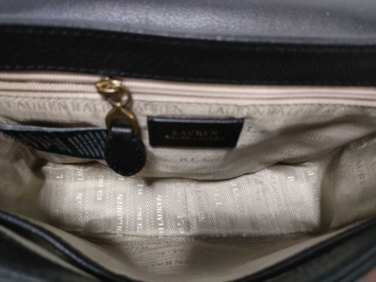 RALPH LAUREN  レザー ショルダーバッグ