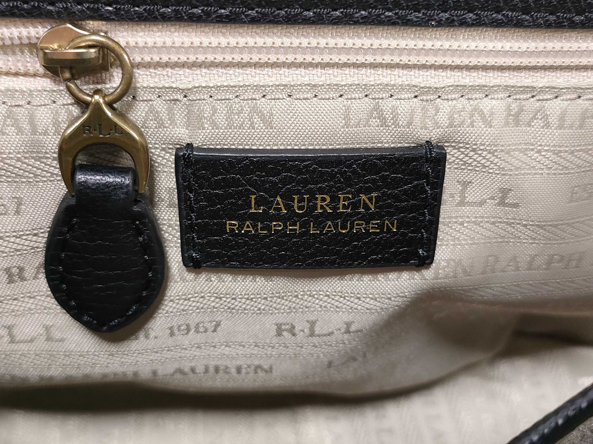 RALPH LAUREN  レザー ショルダーバッグ
