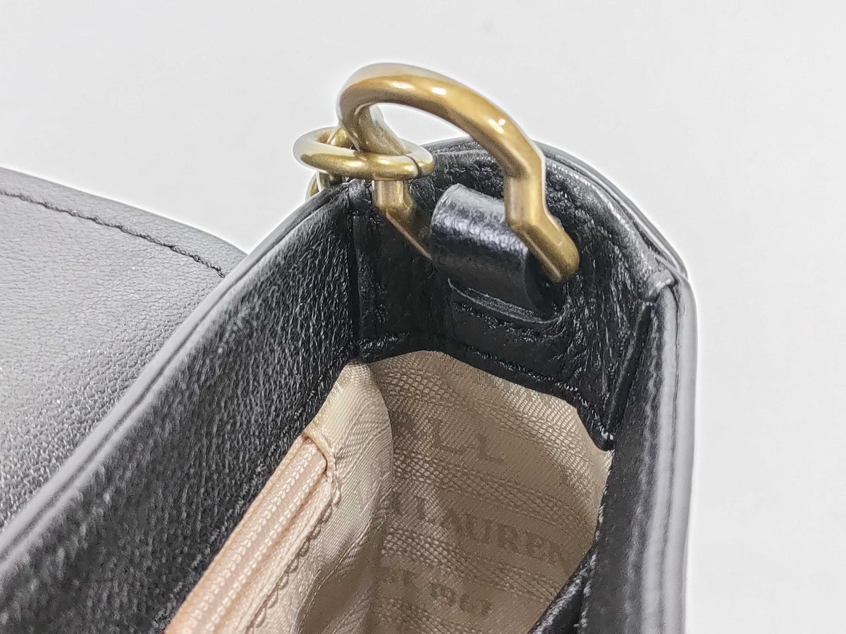 RALPH LAUREN  レザー ショルダーバッグ