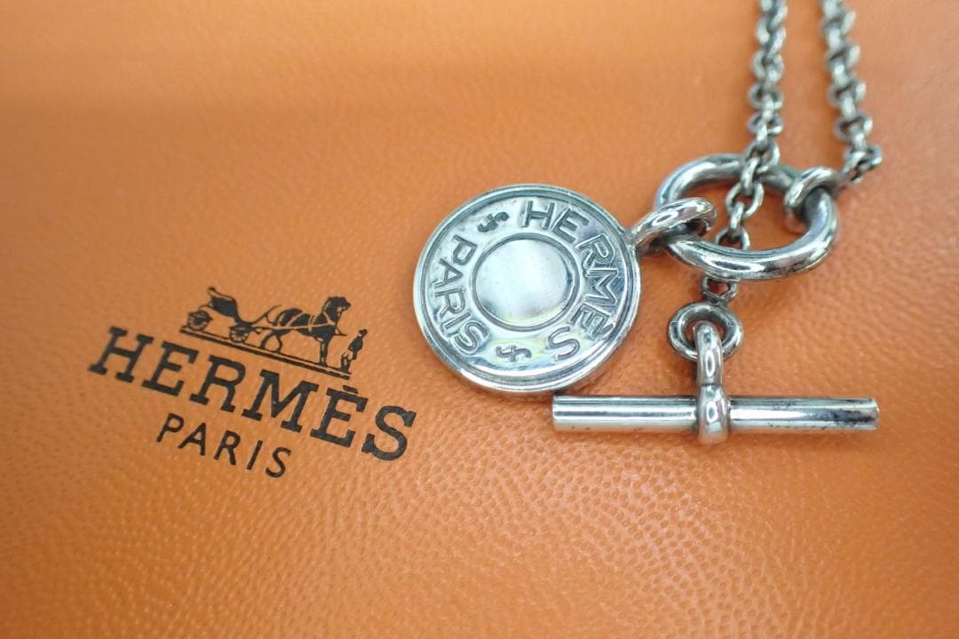 HERMES セリエ アミュレット ネックレス Ag925 シルバー 9.9g