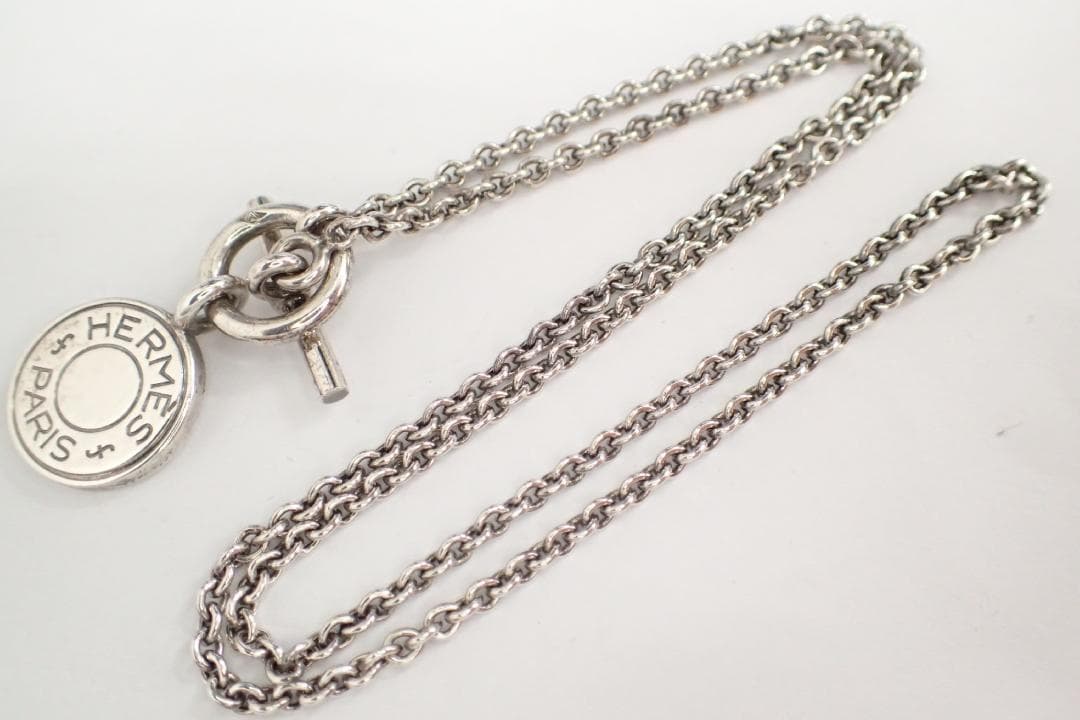 HERMES セリエ アミュレット ネックレス Ag925 シルバー 9.9g