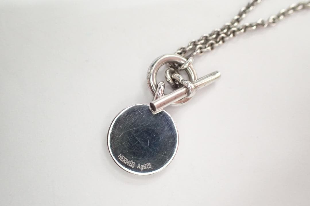 HERMES セリエ アミュレット ネックレス Ag925 シルバー 9.9g